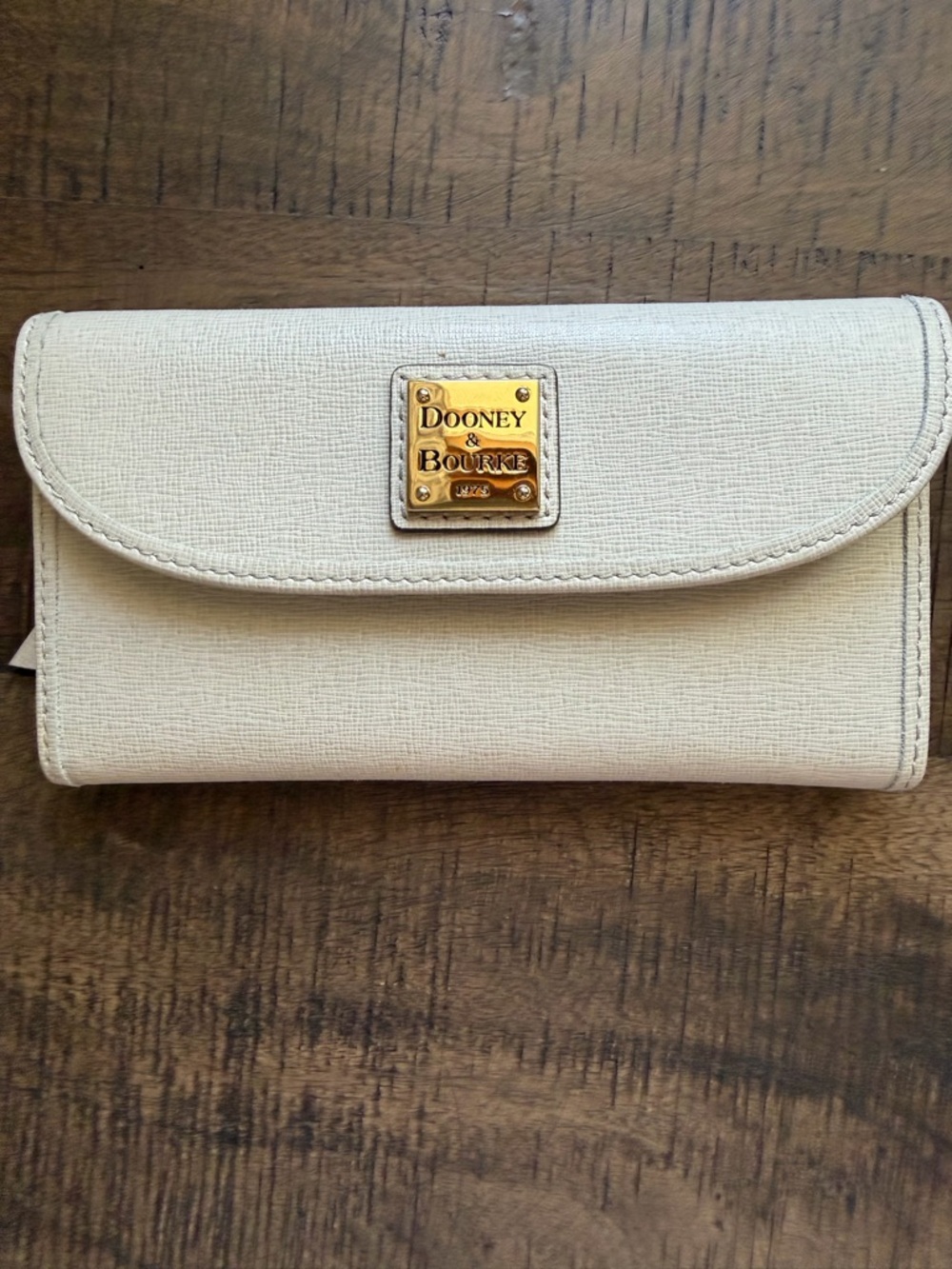 Dooney & Bourke Cream Women's Continental Wallet
